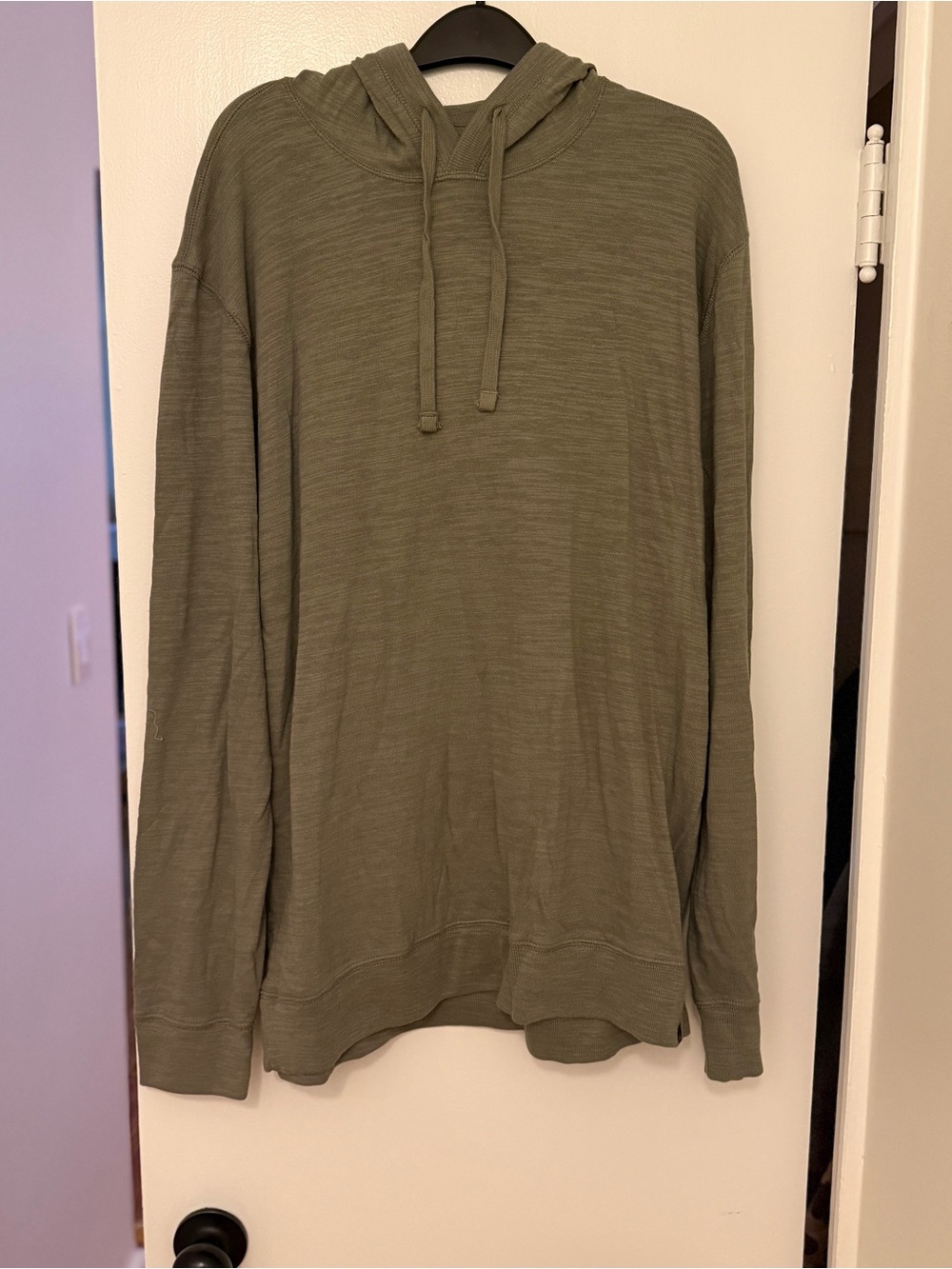 NWT Faherty Sunwashed Slub Hoodie Trail Olive XL Organic Cotton